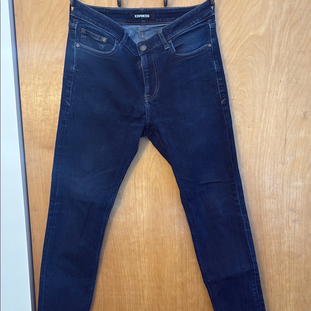 Express Men's Dark Blue Jeans